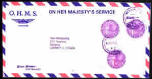 An envelope of New Zealand Prime Minister's office 